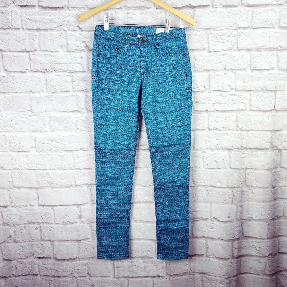 Rag & Bone 27 skinny legging jeans tweed print